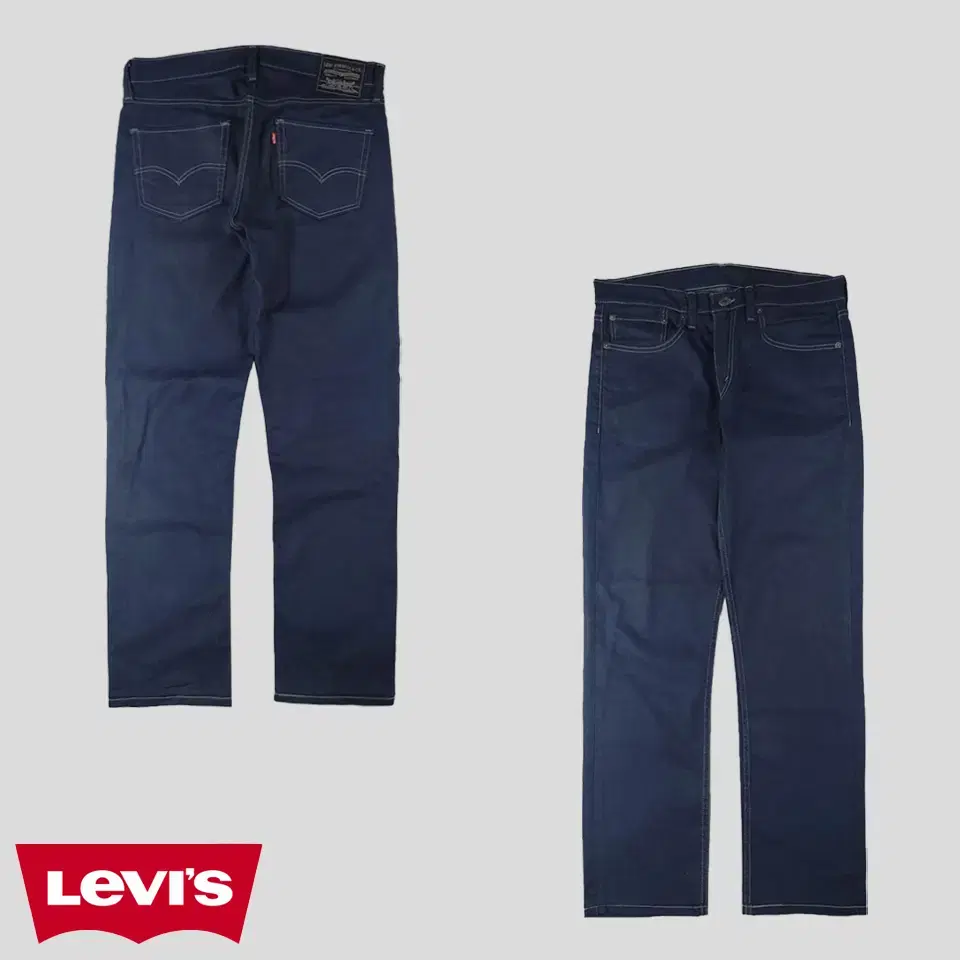 Levi's 511 Dark Blue Black Tab Slim Straight Fit Jeans Denim Pants 35