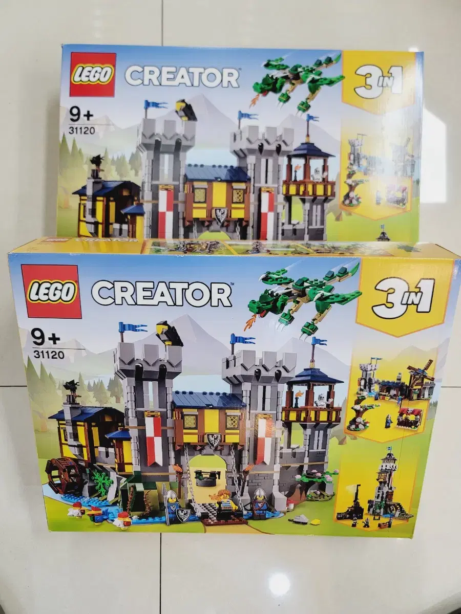 2 x LEGO 31120 Xerxes Castle