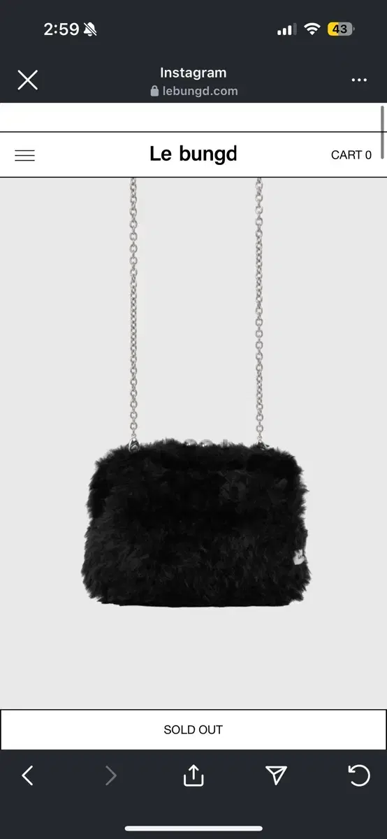 르벙드 muffle bag(black)