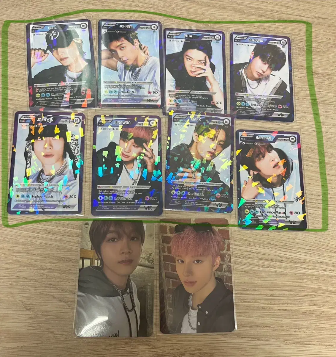 NCT127 Ilgilchil Piggyduck Character kard jungwoo Haechan