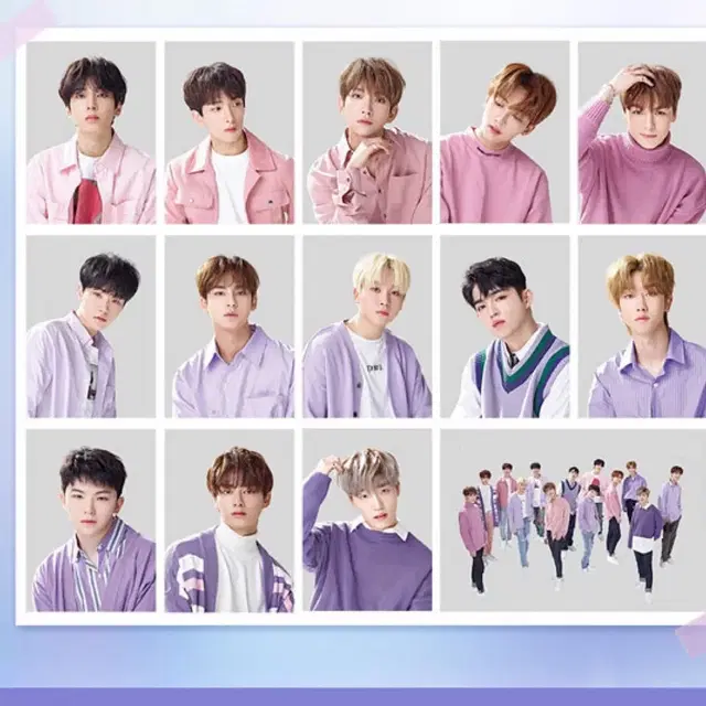 SEVENTEEN 세븐틴 더샘 단체 개인 포스터