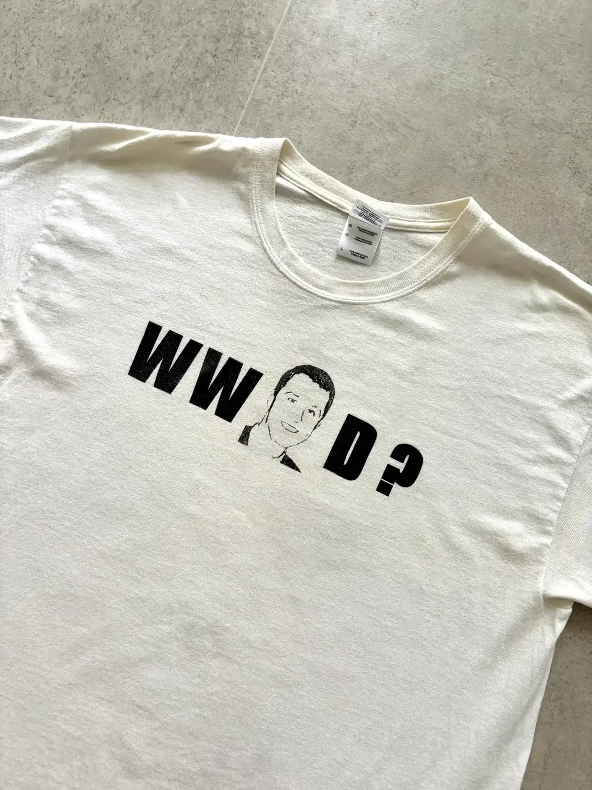 Y2K 'WW D?' T-shirt L (100-103)