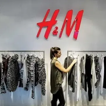 H&M 인견 레이온 레몬 플라워 패턴 프린트 카라 반팔셔츠 남방 하와이안