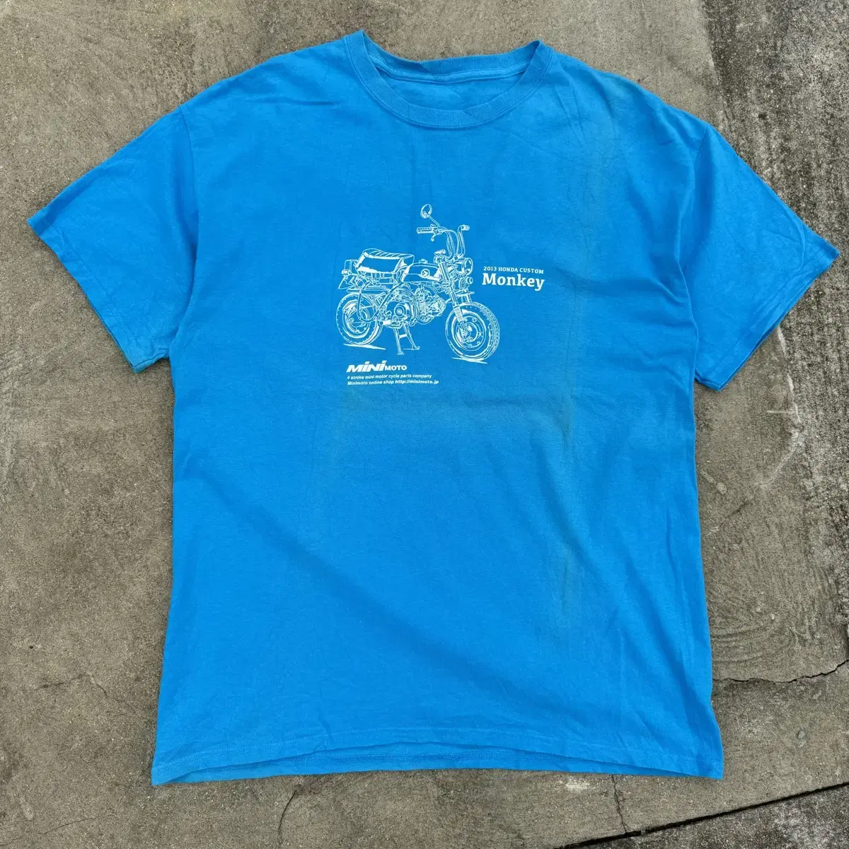 [L] Honda Honda Monkey 125 Printed Vahn Tee