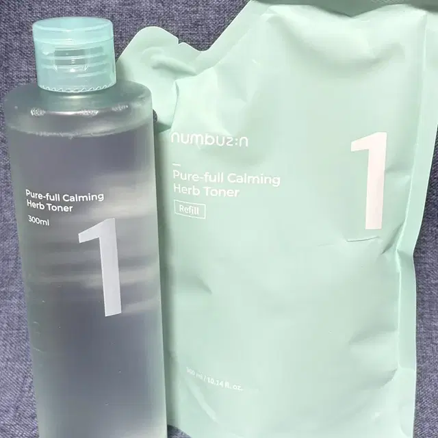 넘버즈인 1번 진정 맑게담은 청초토너 300ml+리필300ml