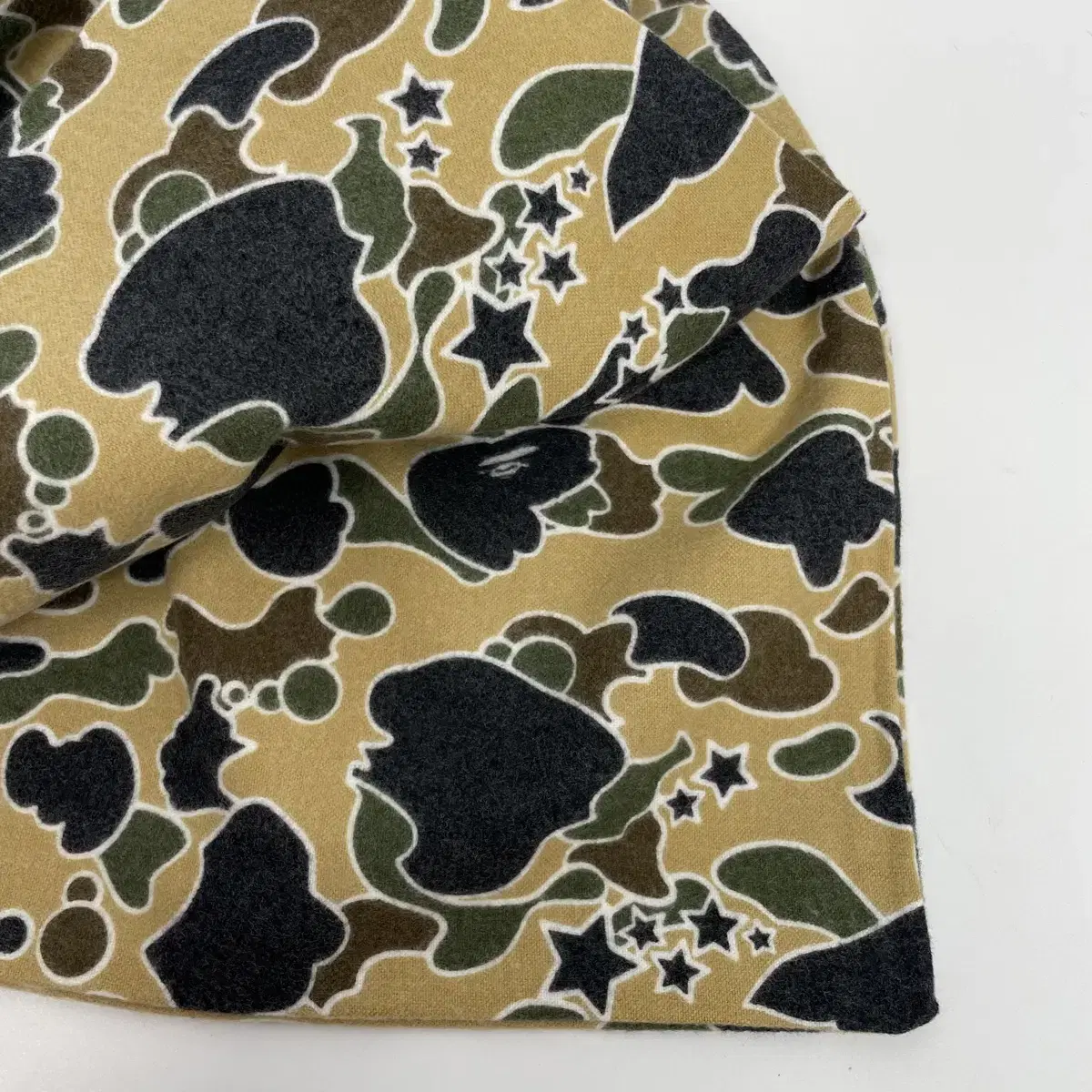 베이프 bape payche 카모 플란넬 스카프 머플러 목도리 스톨