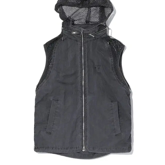 [XL] 아이시토 LOGO HOODIE VEST charcoal