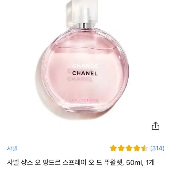 샤넬 샹스 오 땅드르 우먼 오 드 뚜왈렛 50ml