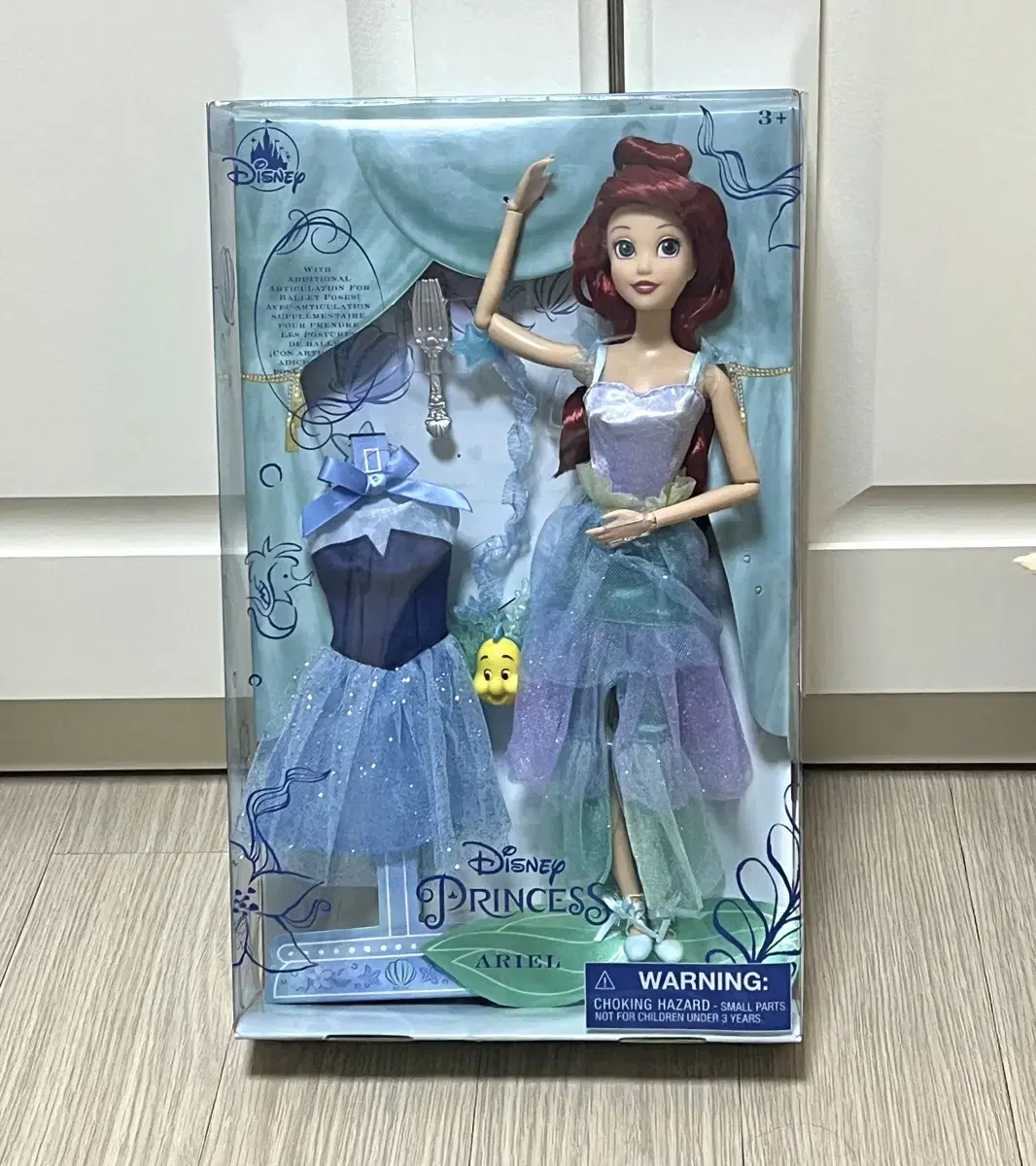 Disney Little Mermaid Ariel Ballet Costume Spherical Articulated Classic Doll Set