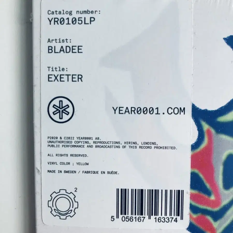 Bladee EXETER LP 미개봉 새제품