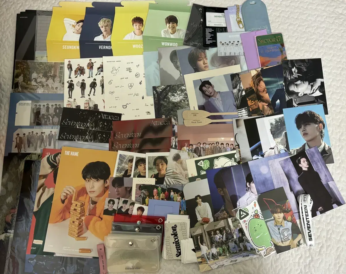 Seventeen official goods unofficial goods bulk wts + albums