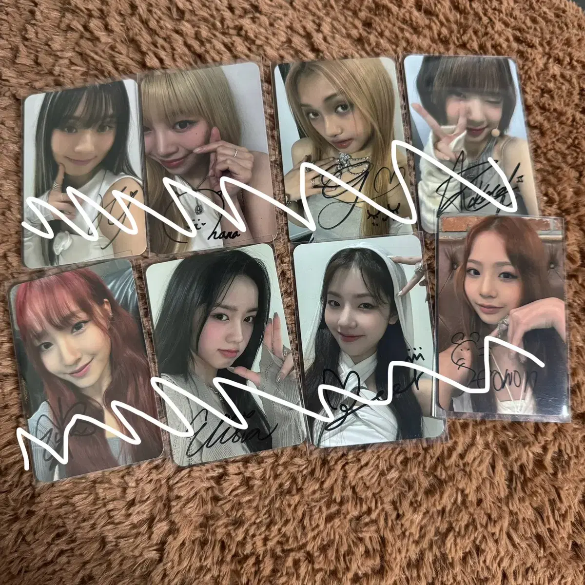 유니스 싸인 포토카드 양도 signed poca pola 포카 판매