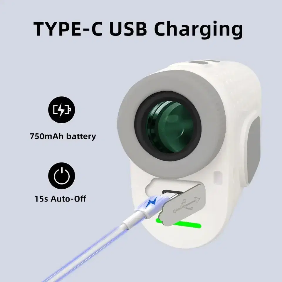 충전식 골프 레이저 거리 측정기 경사보정