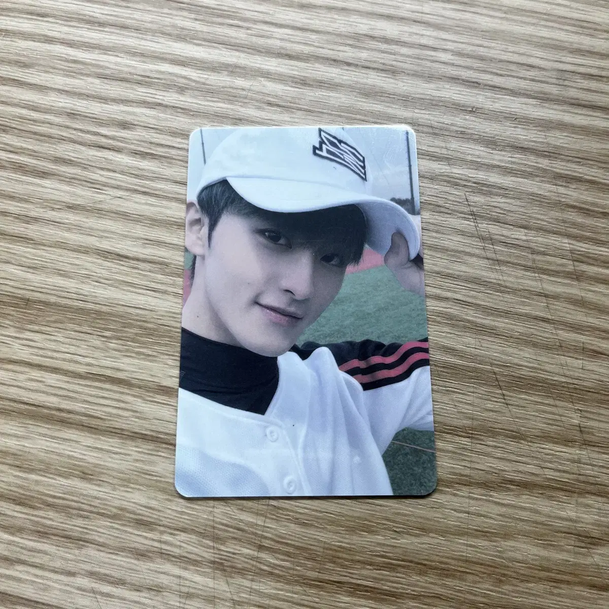 nct mark universe luckydraw ld baseballwearmark photocard