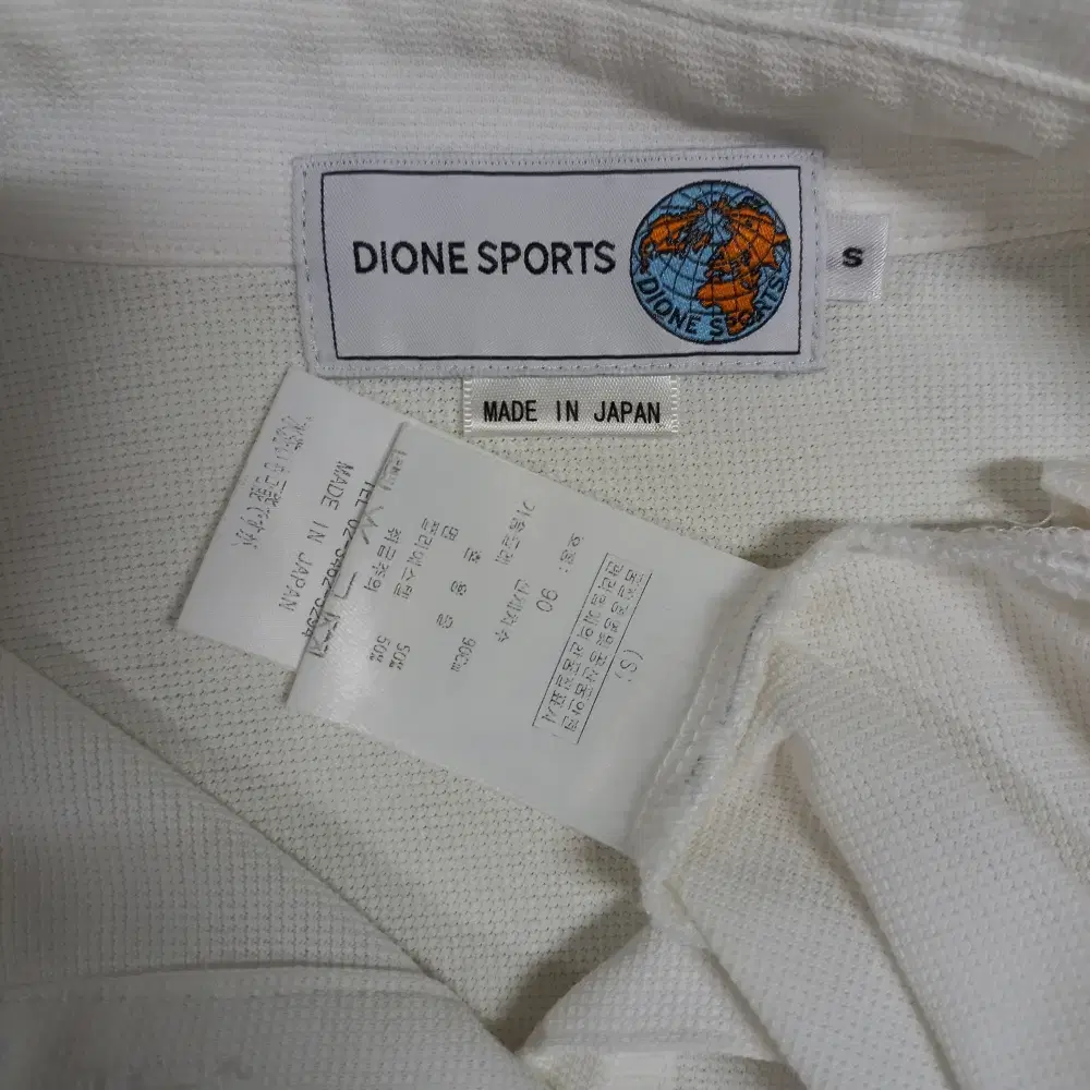 7-20/DIONE SPORT 아이보리 반팔티 여성