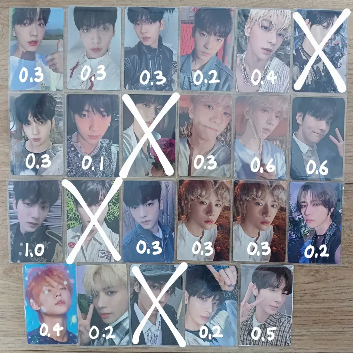 txt photocard wts temptation freefall paoi hornbatu soobinyeonjun beomgyu taehyun hueningkai