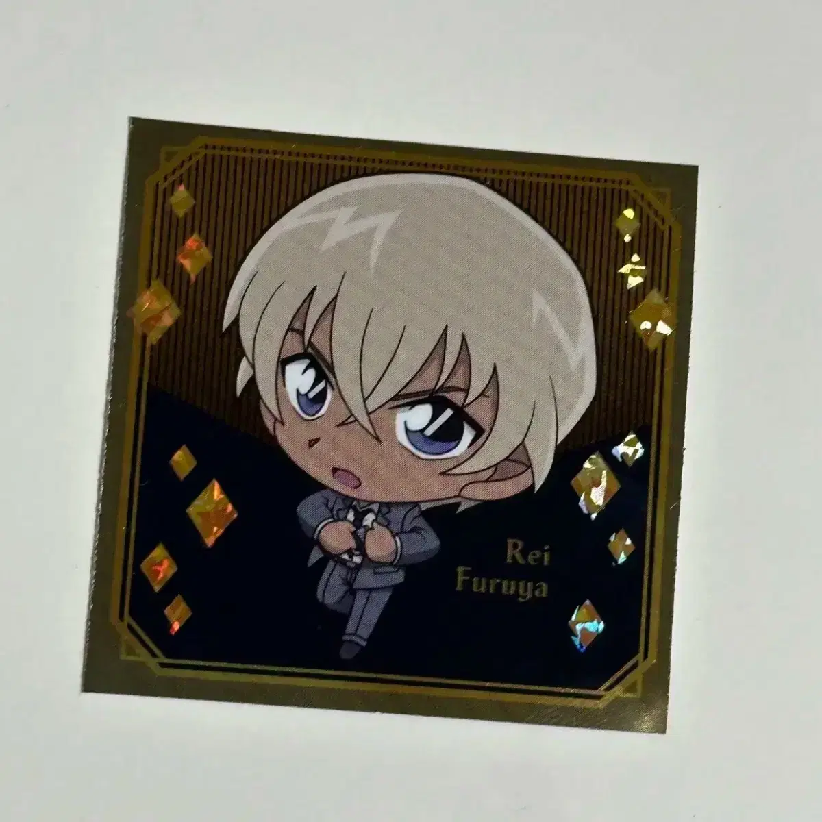 Detective Conan Amuro Tohru Furuya lay Japanese Jelly Wehasu Seal Sticker Sticker