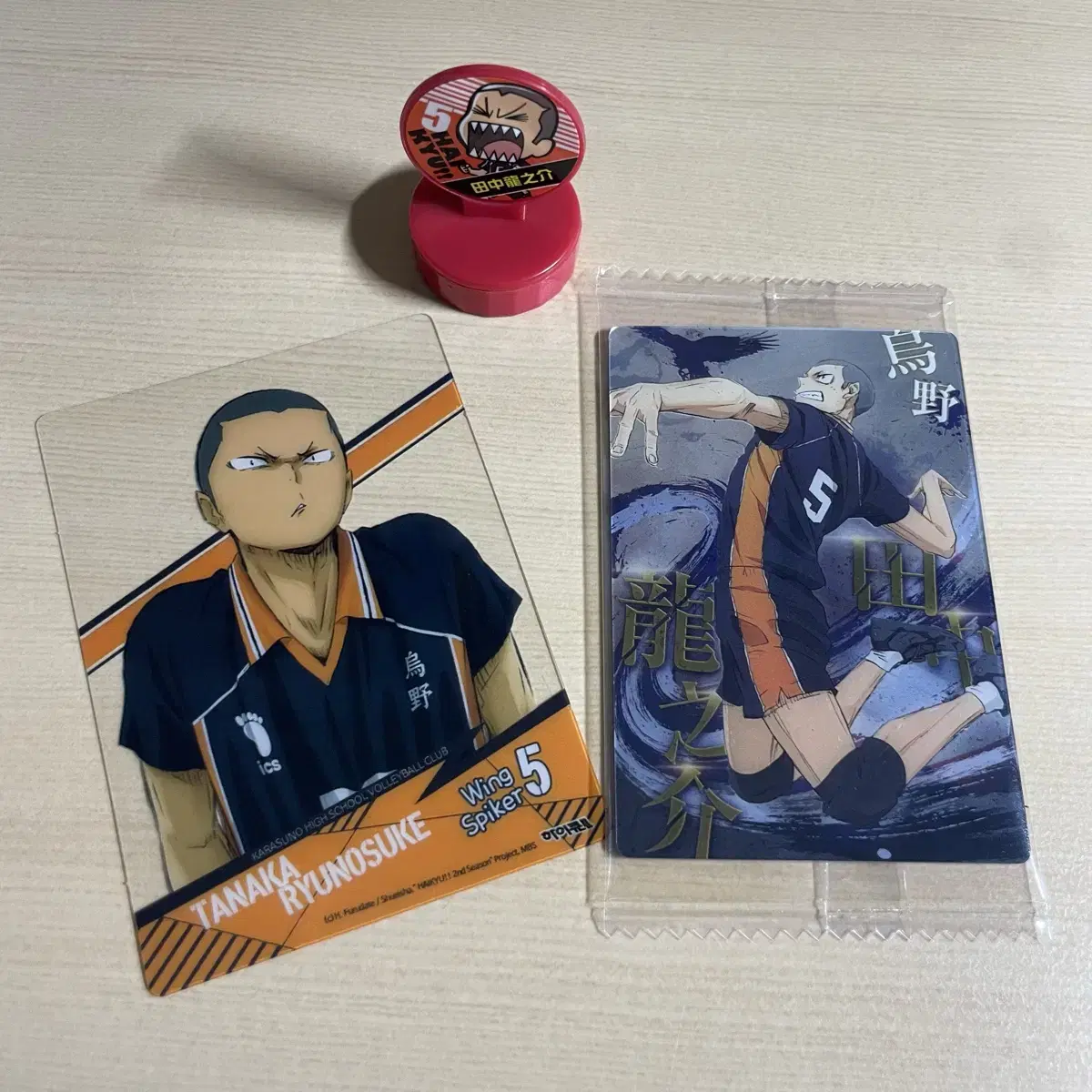 Haikyuu Tanaka Dojo, Weihaas Photocard, Talent and Sense Theatrical Edition pre-order benefit photocard in bulk