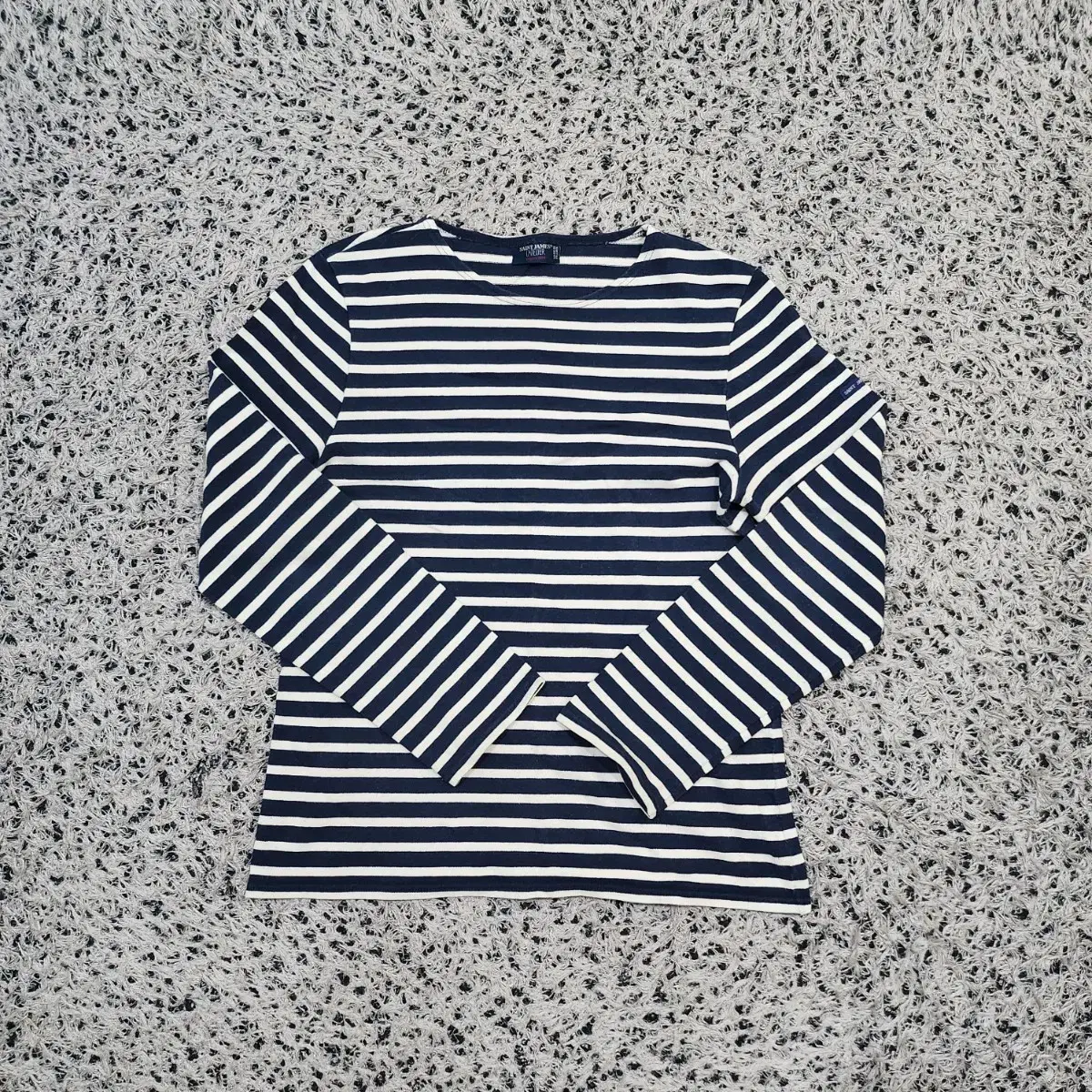 [M] St. James Stripe Long Sleeve Tee (495)