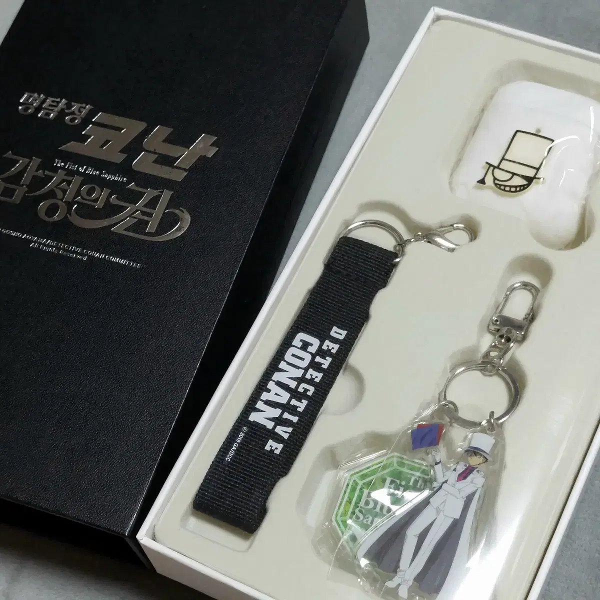 detective conan eavesdropping rights geekdorkid airpod case