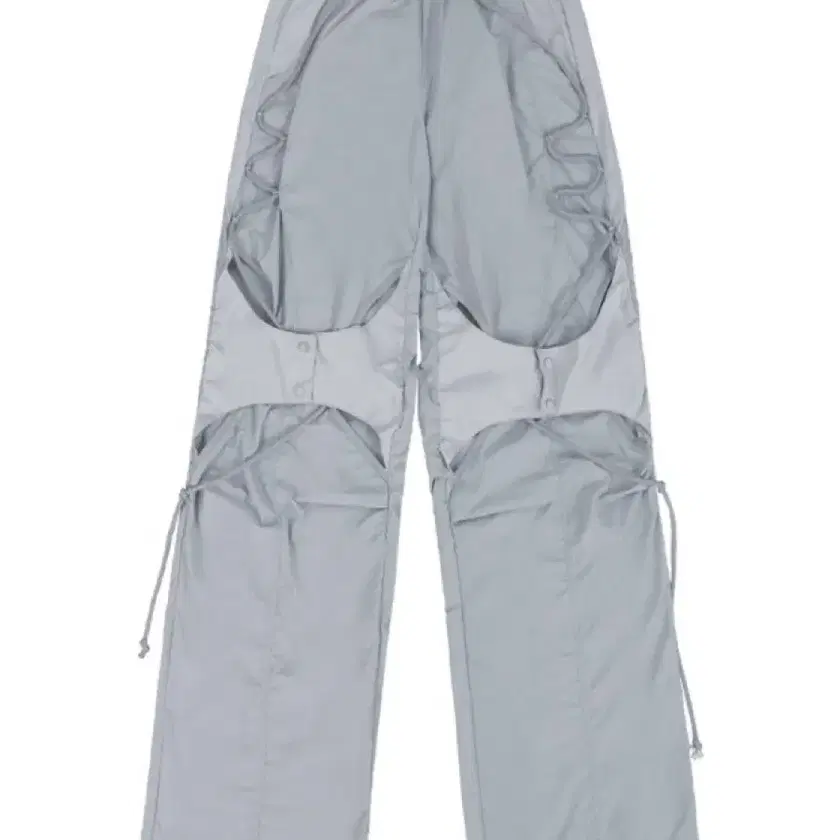 ojos オホス / Open Snap Light Pants 오호스]Open Snap Light Pants / Grey