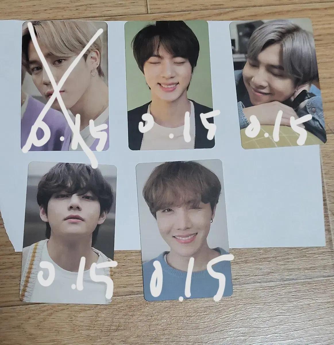 BTS Samsung photocard wts