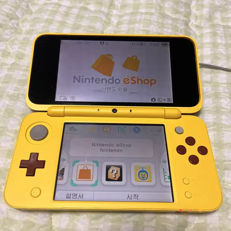 닌텐도 뉴 new 2DS XL 피카츄 에디션 본체