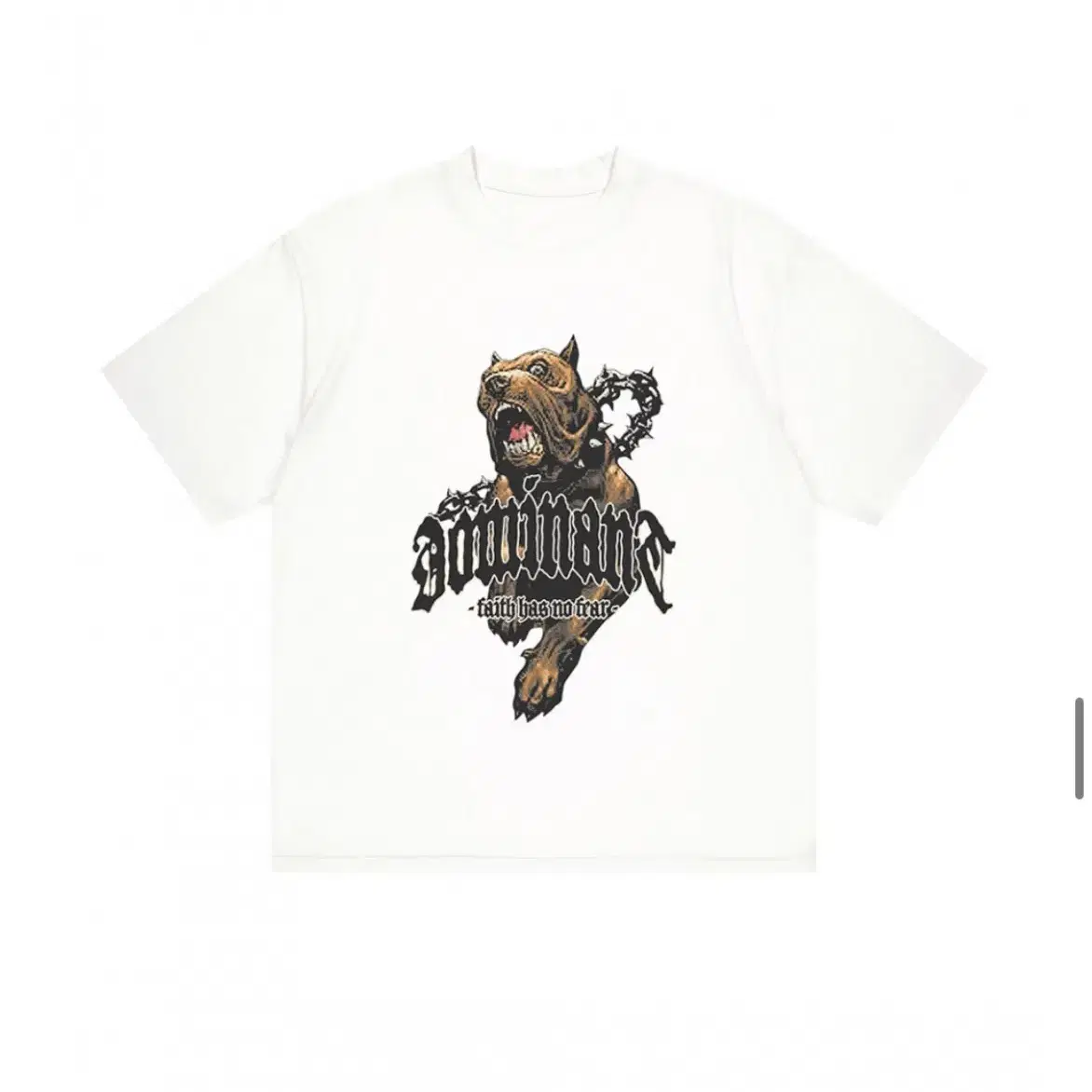 도미넌트 Bulldog Tee White XL