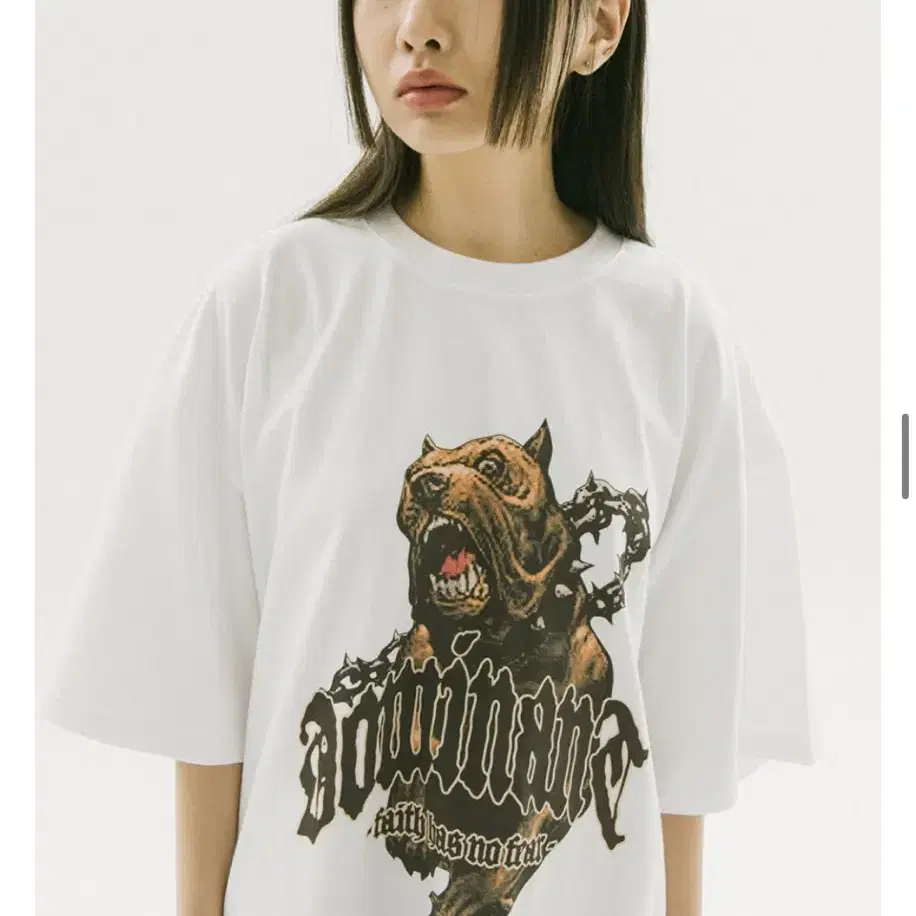 도미넌트 Bulldog Tee White XL