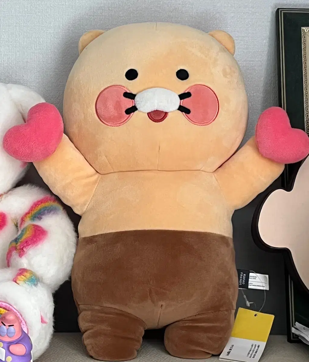 춘식이 하트 인형