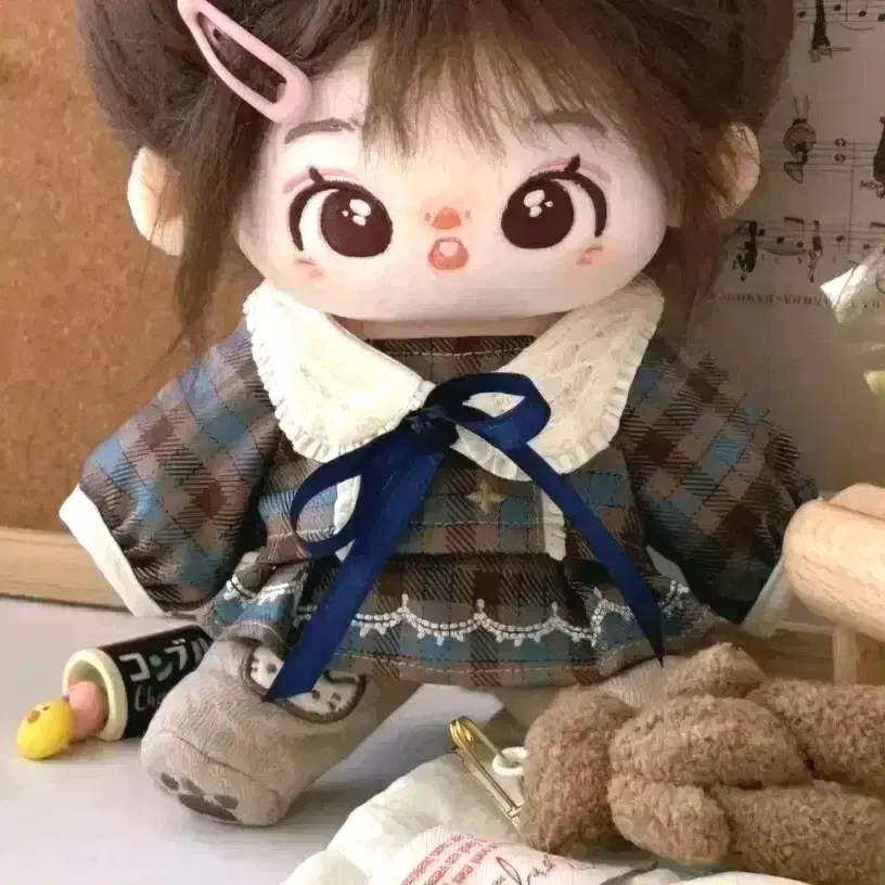 20cm 인형옷 시아모파크 블랙초콜릿야옹