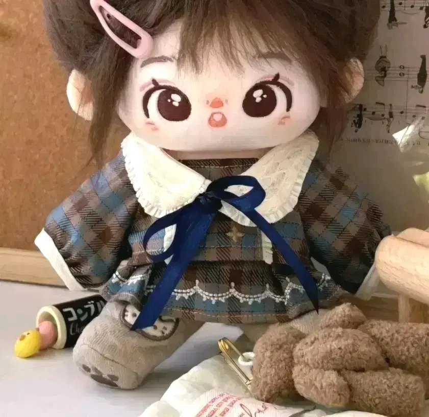 20cm 인형옷 시아모파크 블랙초콜릿야옹