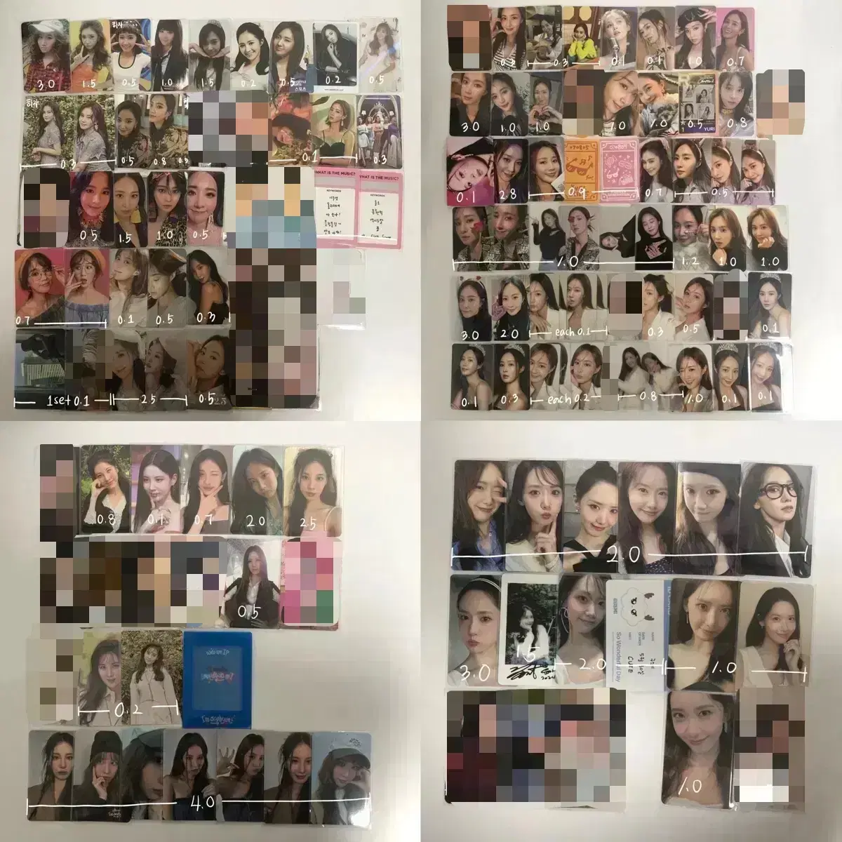 Girls Generation photocard / yuri seohyun yoona / Photocard