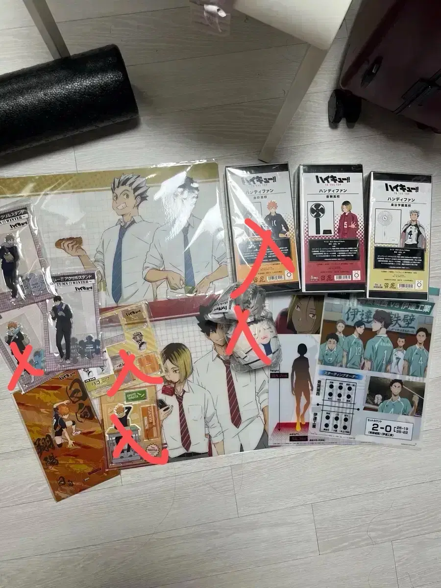 Haikyuu Goods sell acrylic Fan File Pad