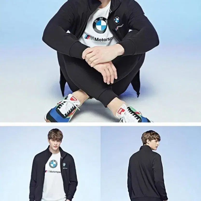 BMW MOTORSPORT+PUMA 콜라보 상하의세트 새상품(100)