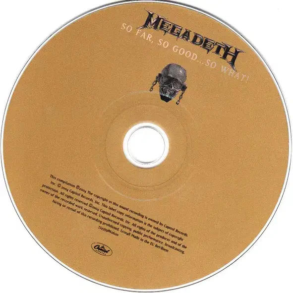 Megadeth - So Far, So Good(CD)유럽반2005미개봉