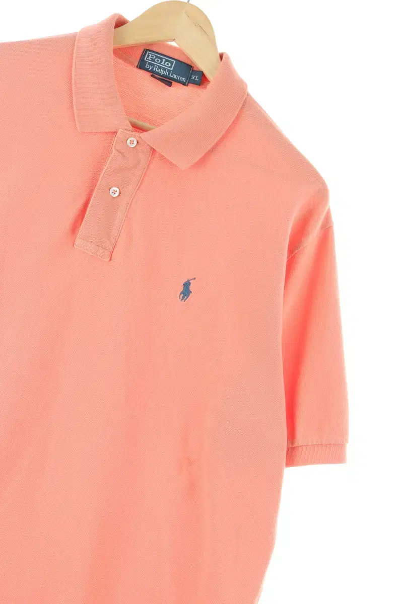 (XL) Polo Ralph Lauren Short sleeve kara T-shirt size Orange - E0B0