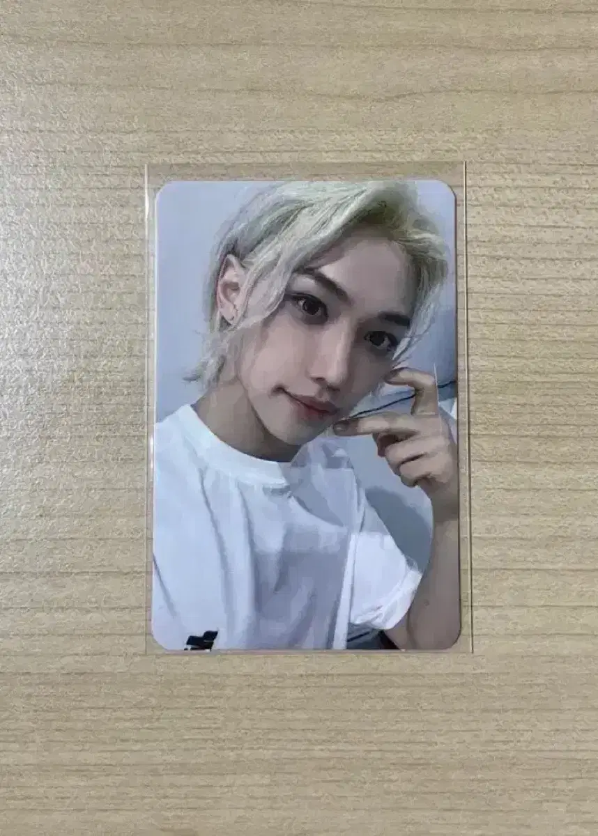 Felix Rockstar soundwave luckydraw 3rd Plainclothes unreleased photocard straykids