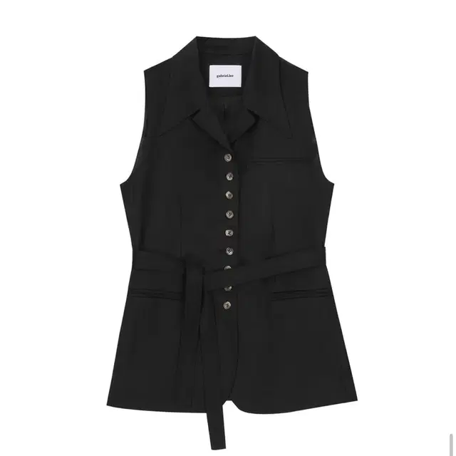 가브리엘 리 tailored collar vest top 테일러드 베스트