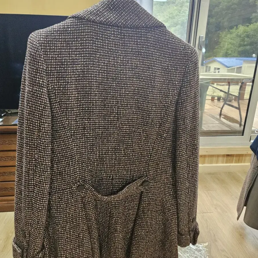 샤넬 2001 Made Tweed CC Mark Button Jacket