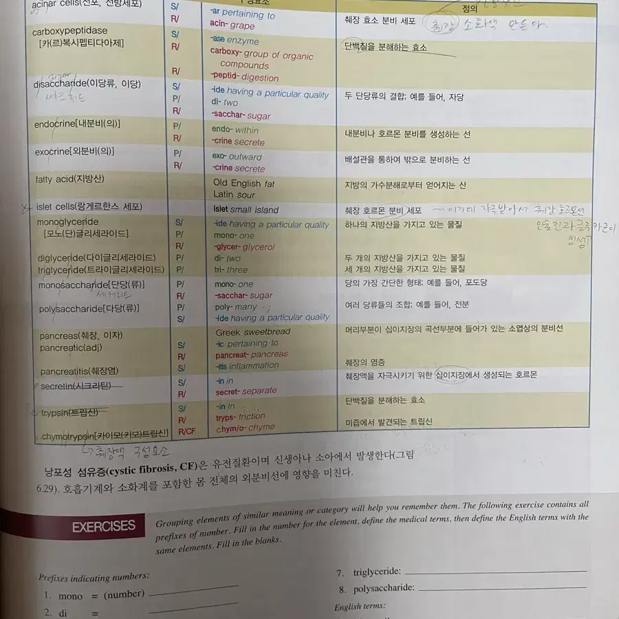 필수 의학용어 medical language