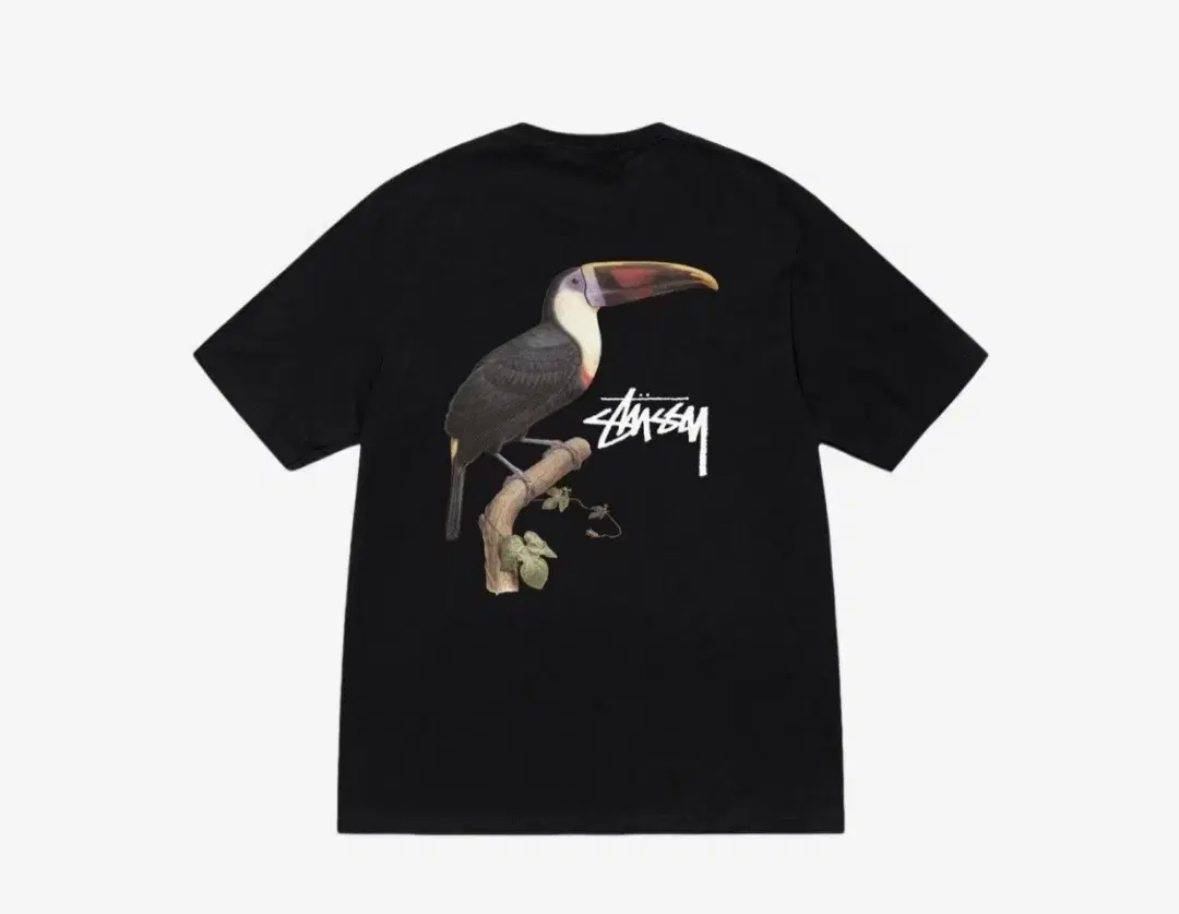 Stussy Tucan T-Shirt Black XL New