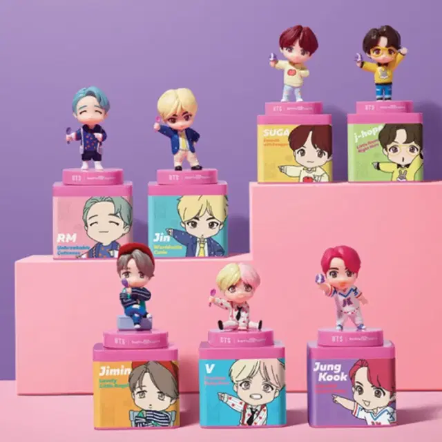 방탄 배라 블록팩 타이니탄블록팩 피규어 bts figure