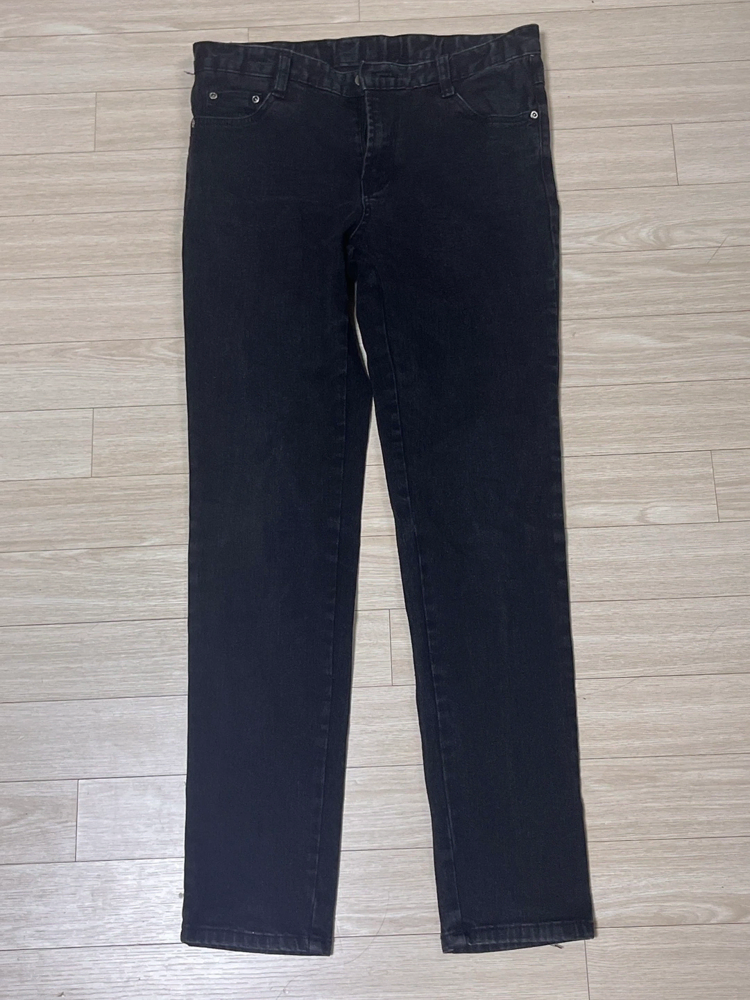 Women's Skinny Jeans Black M size (Made in Korea)