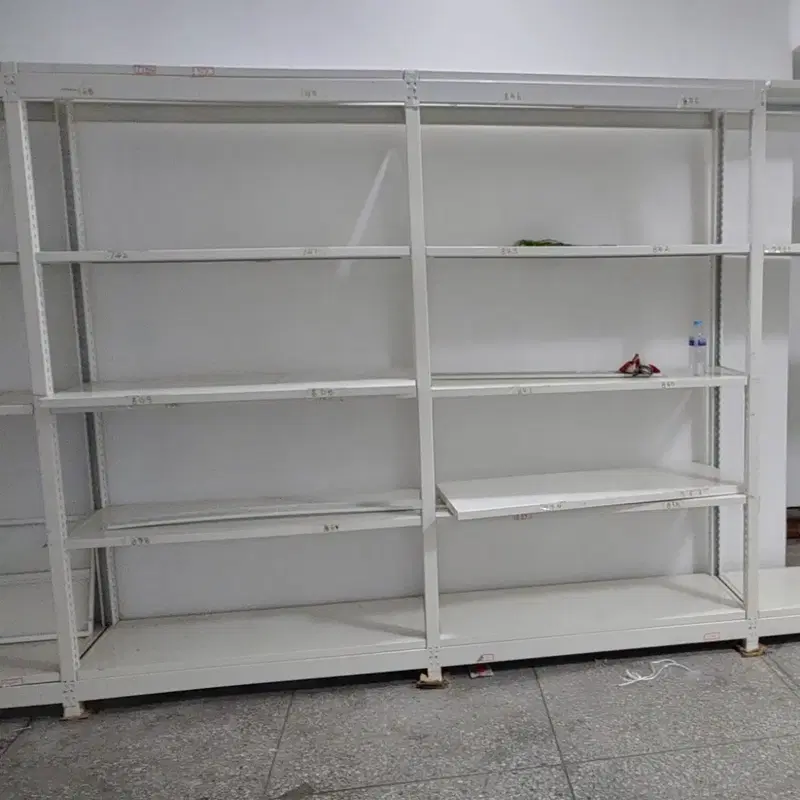 무볼트 스피드랙 올스텐 화이트 4단 앵글 선반 125x45x210cm