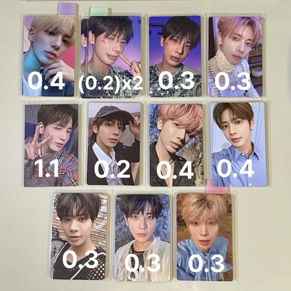 TXT taehyun hueningkai Sumikon Finale Mojo Zone photocard WTS