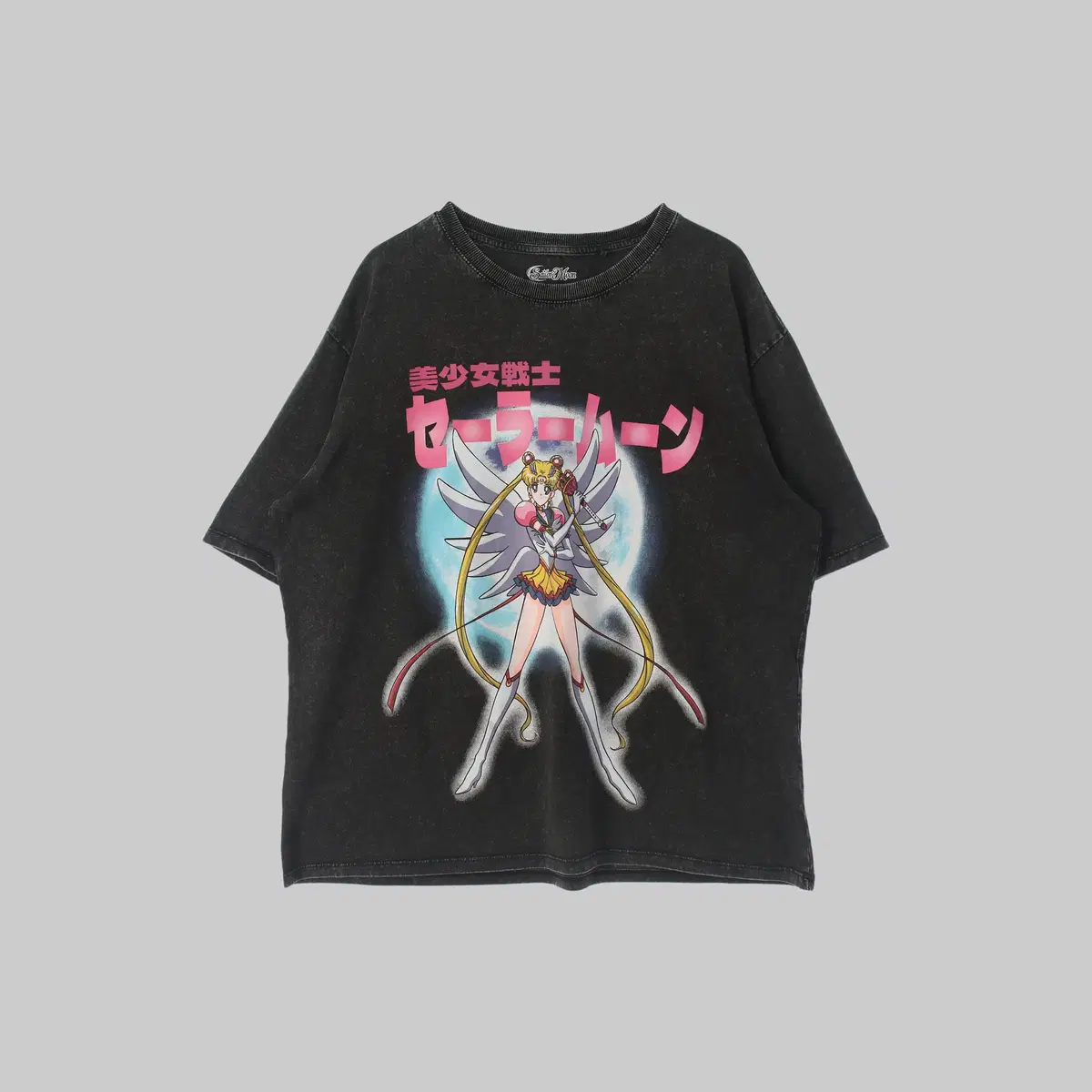 [M] Sailor Moon Pigment Wash 1/2 T-Shirt