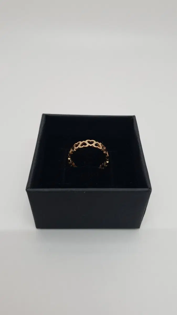 18K Rose Gold Heart Ring, No. 11