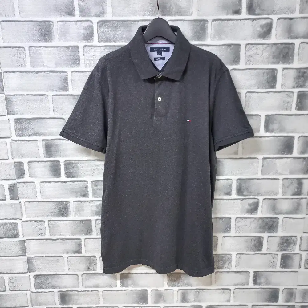 7-20/Tommy Hilfiger Dark Grey Short Sleeve Tee Men'sL