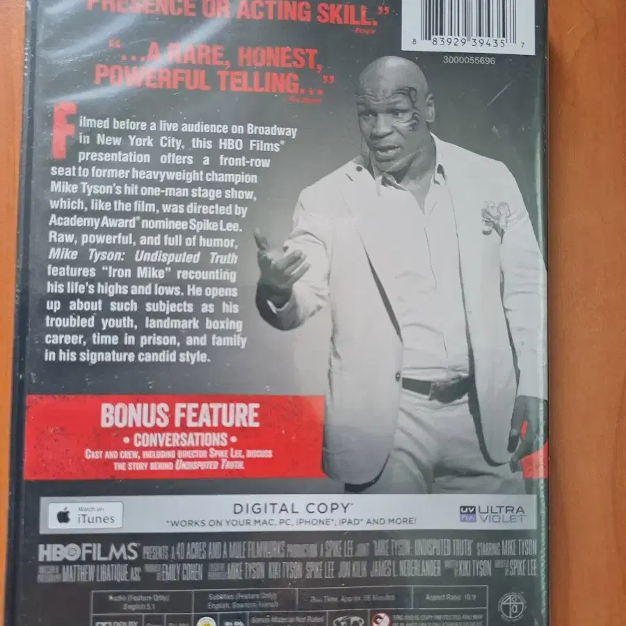 Mike tyson -undisputed truth(dvd)